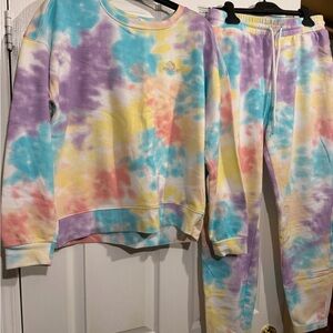Matching Jordache Multicolor Tie-Dye Women’s Set